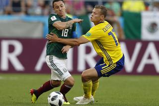Grupa F: Mecz Meksyk-Szwecja. Andres Guardado i Viktor Claesson