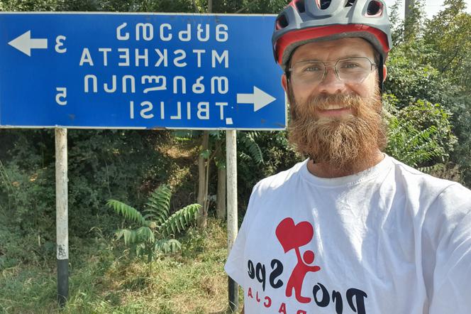 Trasę z Rzeszowa do Gruzji pokonał na rowerze. Przejechał ponad 3 tys km