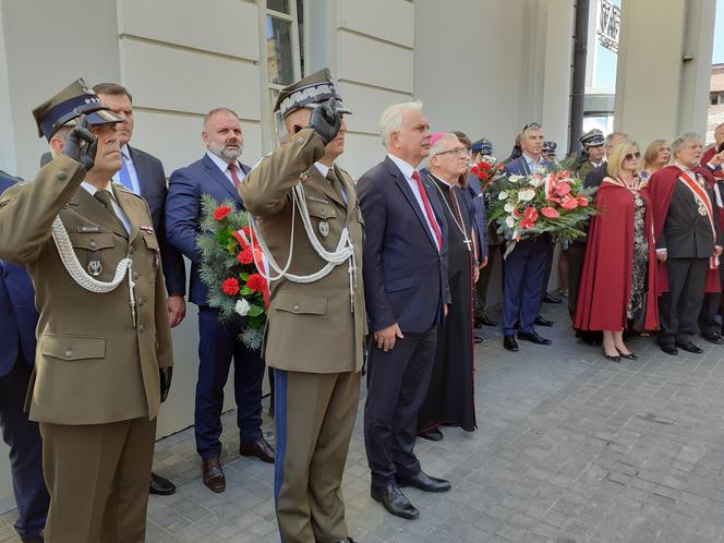 Odsłonięcie tablicy upamiętniającej 100-lecie Cudu nad Wisłą