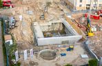Budowa tunelu w centrum Łodzi, przy dworcu Łódź Fabryczna