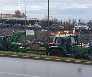 Strajk rolników w Krakowie