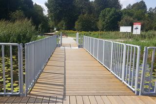 Pomost widokowy na Pogorii II w Dąbrowie Górniczej