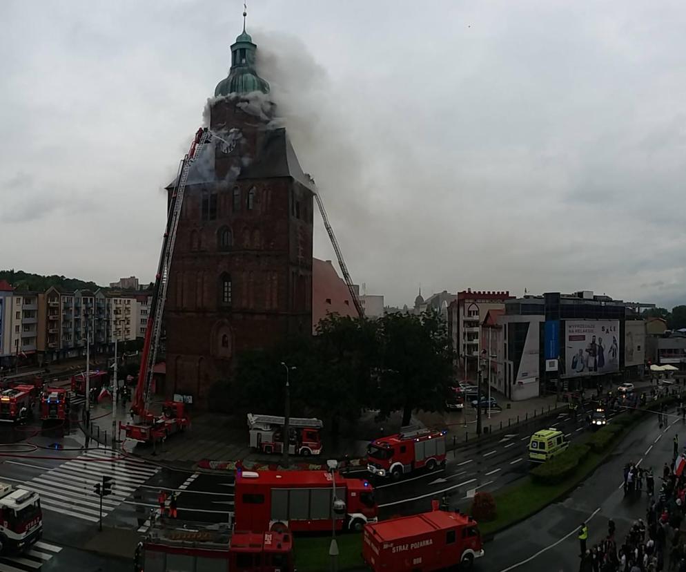 7. rocznica pożaru gorzowskiej katedry. Tak to wtedy wyglądało
