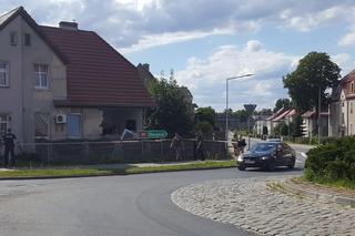 Zawaliła się ściana budynku mieszkalnego w Szczecinku