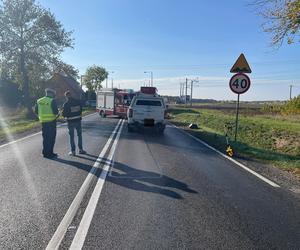 Śmiertelny wypadek pod Gnieznem! Kobieta zginęła pod kołami ciężarówki