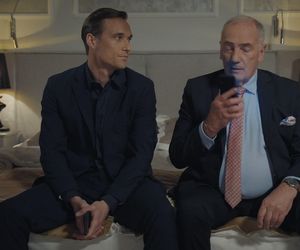 M jak miłość, odcinek 1884. Olek (Maurycy Popiel), Jerzy Argasiński (Karol Strasburger)