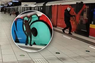 Warszawskie metro pod ostrzałem graficiarzy. Malują pociągi na potęgę!