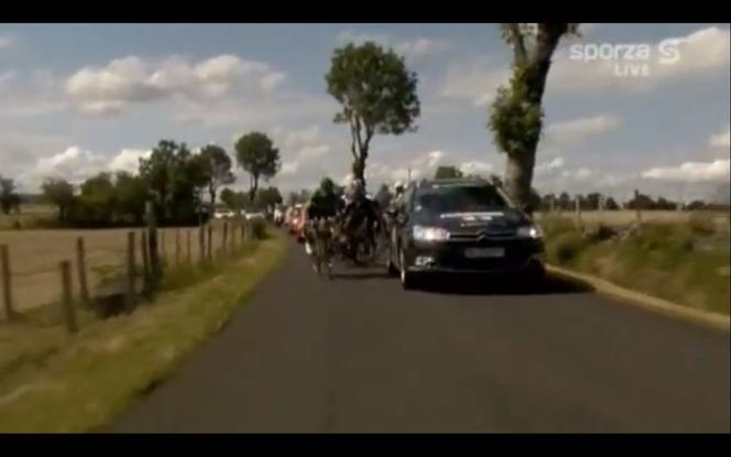 johny hoogerland, tour de france, wypadek