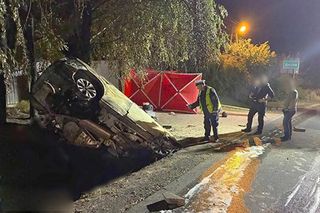 Koszmarny wypadek w Sierczy pod Wieliczką. Trzy osoby spłonęły w aucie