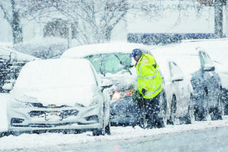 Śnieżyca uderzyła w wybrzeże