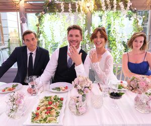 M jak miłość odc. 1890. Kama (Michalina Sosna), Marcin (Mikołaj Roznerski), Olek (Maurycy Popiel), Ania (Alina Szczegielniak)