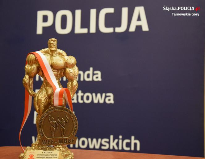 Policjant z Tarnowskich Gór mistrzem Polski kulturystów