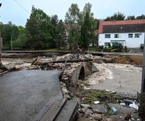 Lądek Zdrój po przejściu fali