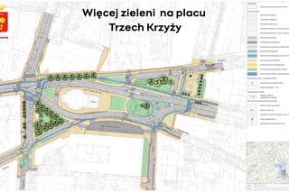 Metamorfoza placu Trzech Krzyży