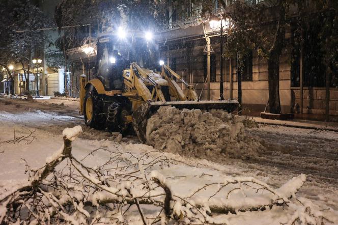 Ogromne opady śniegu w Grecji
