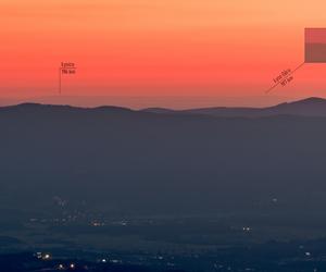 Tatry widziane ze Świętokrzyskiego