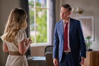 Na Wspólnej odc. 4102. Darek Żbik (Michał Mikołajczak), Kalina Trzeciak (Katarzyna Gałązka),