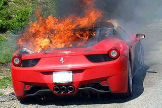 Płonące supersamochody / Ferrari 458 Italia