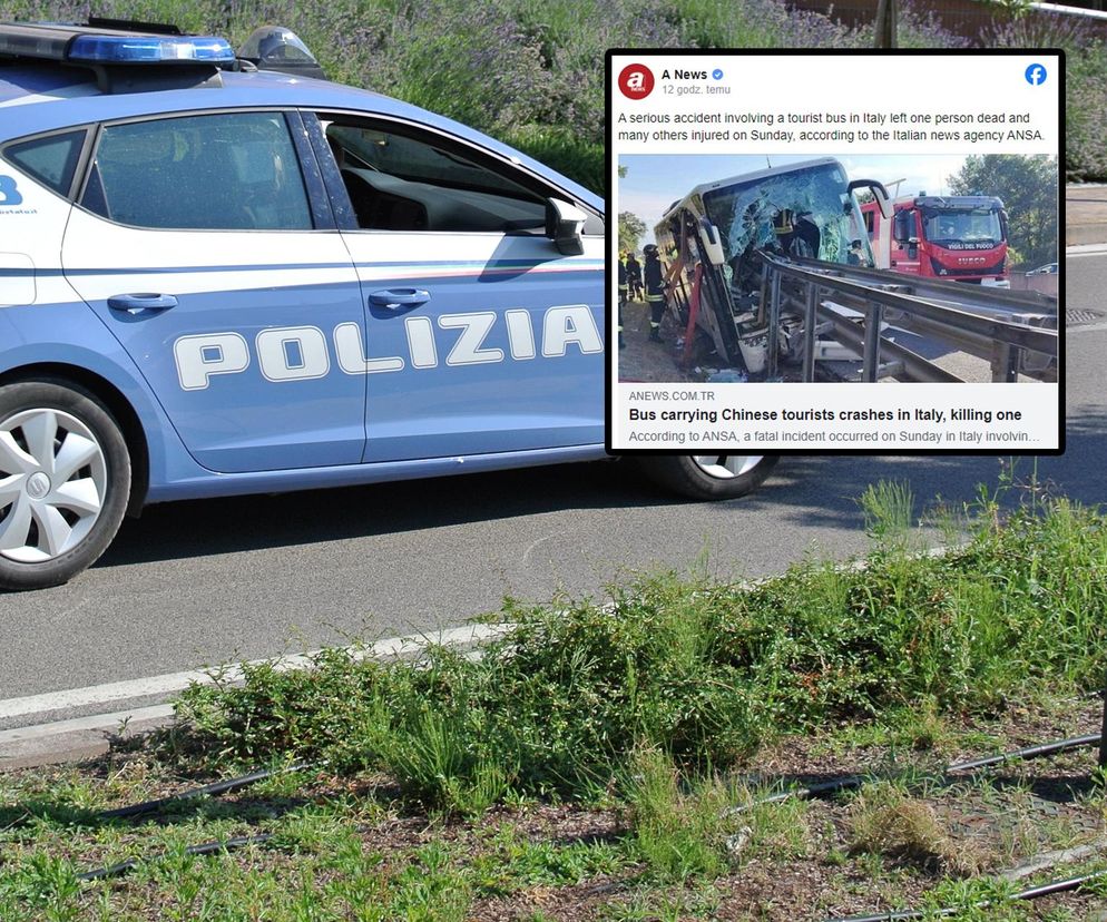 Wypadek polskiego autokaru we Włoszech