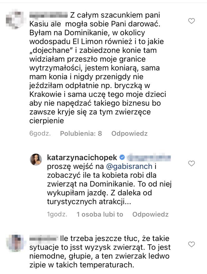 Kasia Cichopek dosiadła konia na Dominikanie