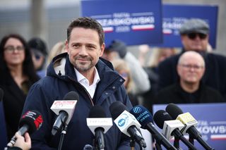 Gliwice. Wizyta Rafała Trzaskowskiego.