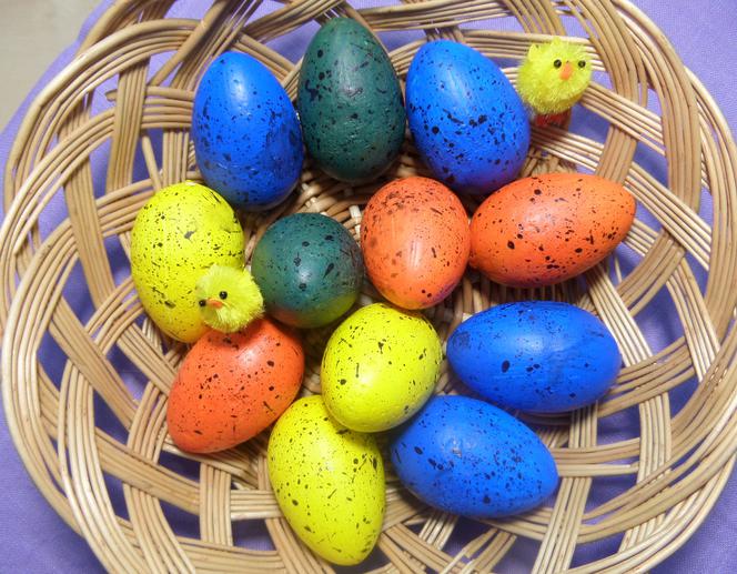 Jajka styropianowe na Wielkanoc