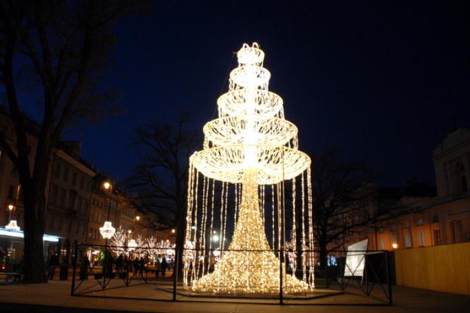 Iluminacja świąteczna w Warszawie