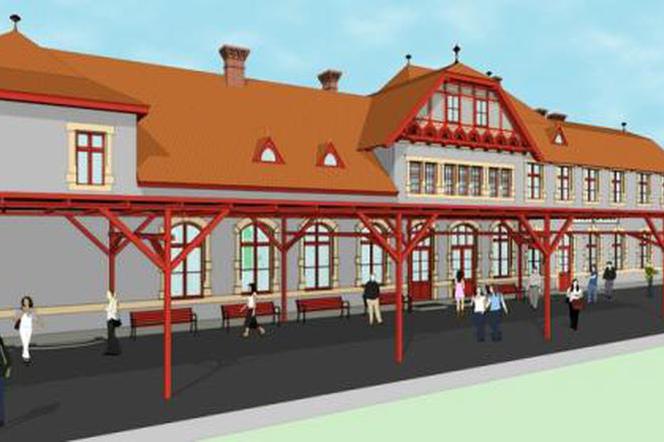 Dworzec Brochów - wizualizacja 