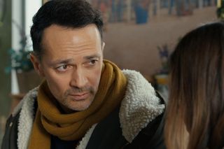 Barwy szczęścia odc. 3203 po wakacjach. Kasia (Katarzyna Glinka), Mariusz (Rafał Cieszyński)