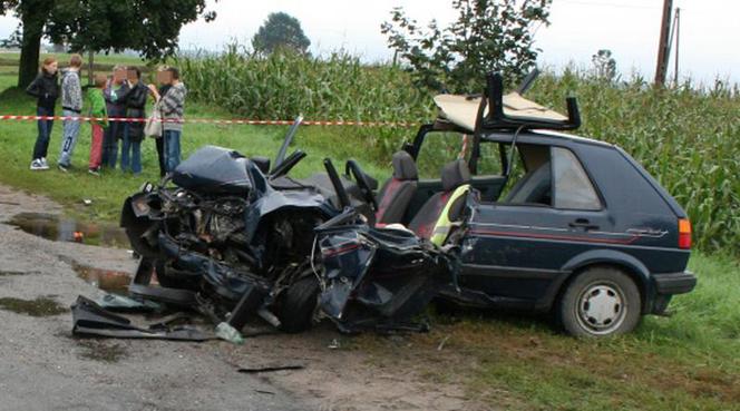 Janiszewo: Wypadek - nie żyje jedna osoba, cztery są ranne