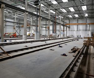 Byliśmy na placu budowy STP Karolin. Tu powstaje wielka sypialnia dla pociągów metra