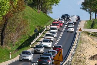 Majówkowy korek na Zakopiance