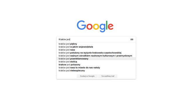 Kraków w Google. Jakich informacji szukamy najczęściej? Wyniki są zaskakujące! [GALERIA]