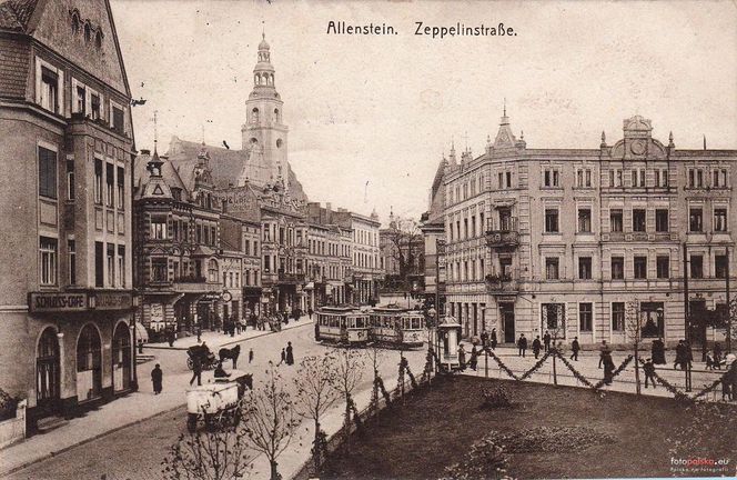 Ulica 11 Listopada w Olsztynie dawniej wyglądała zupełnie inaczej. Nosiła imię niemieckiego inżyniera