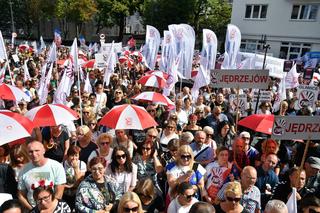 Protest nauczycieli w Warszawie