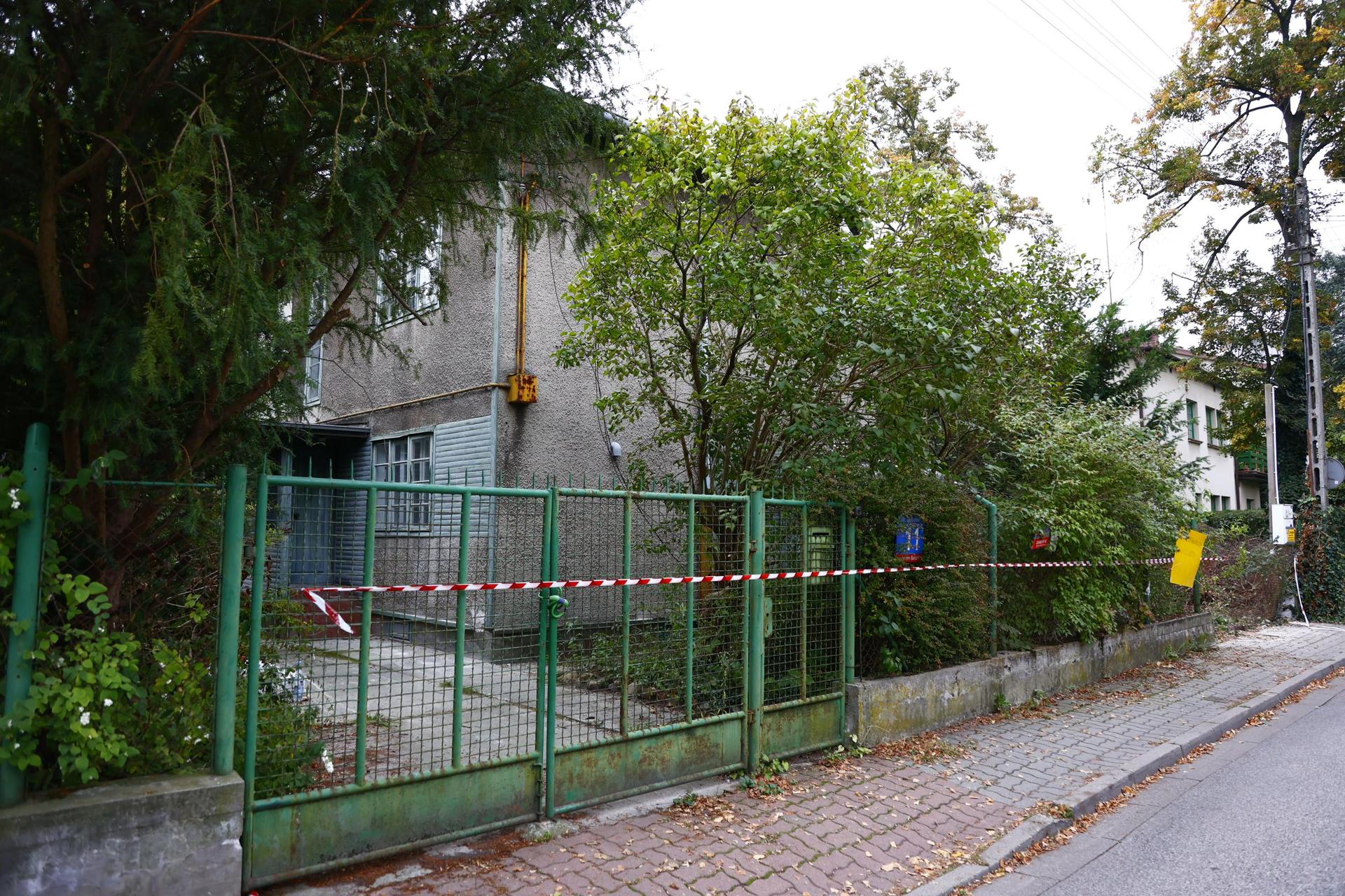 Rozbiórka domu przy Grębałowskiej w Warszawie