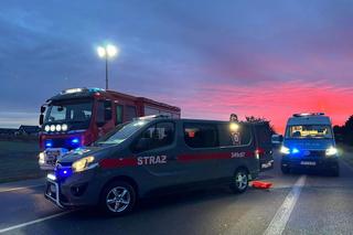 Młody strażak zginął pod kołami samochodu. Do wypadku przyjechali jego starsi druhowie