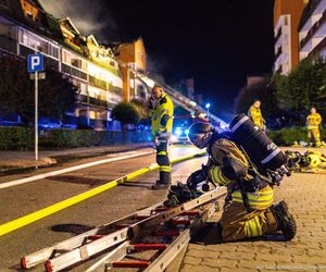 Na miejscu pracowało łącznie ok. 60 zastępów PSP i OSP, czyli około 250 strażaków