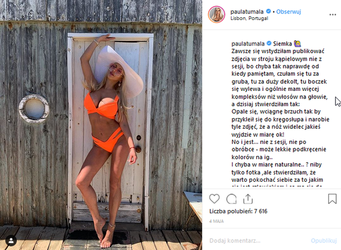 Paula Tumala zrobiła sobie nowe ciało