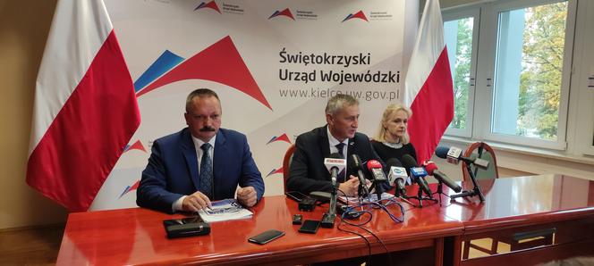 Konferencja prasowa w Świętokrzyskim Urzędzie Wojewódzkim