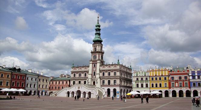 Zamość - historyczny zespół miasta w zasięgu obwarowań XIX wieku