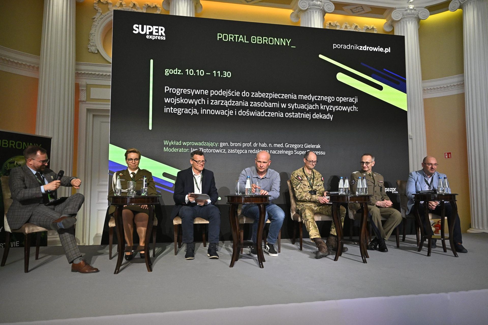 Konferencja Portalu Obronnego, Panel 2: Progresywne podejście do zabezpieczenia medycznego operacji wojskowych i zarządzania zasobami w sytuacjach kryzysowych: integracja, innowacje i doświadczenia ostatniej dekady