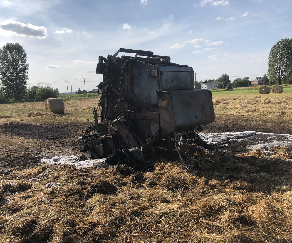 Strażacy ostrzegają - rośnie liczba pożarów na polach podczas żniw