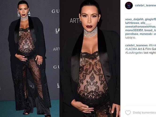 Kim Kardashian w 8. miesiącu ciąży