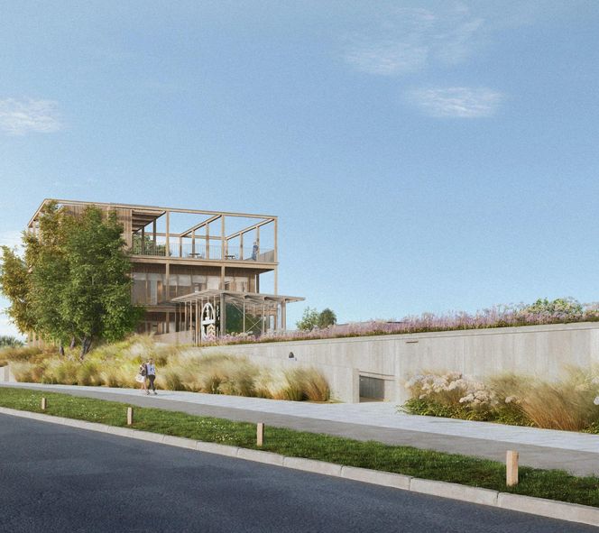 Nowy budynek w Porcie Czerniakowskim - wizualizacje