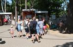 Mieszkańcy i turyści szukają ochłody na Kompleksie Rekreacyjnym Arkonka w Szczecinie