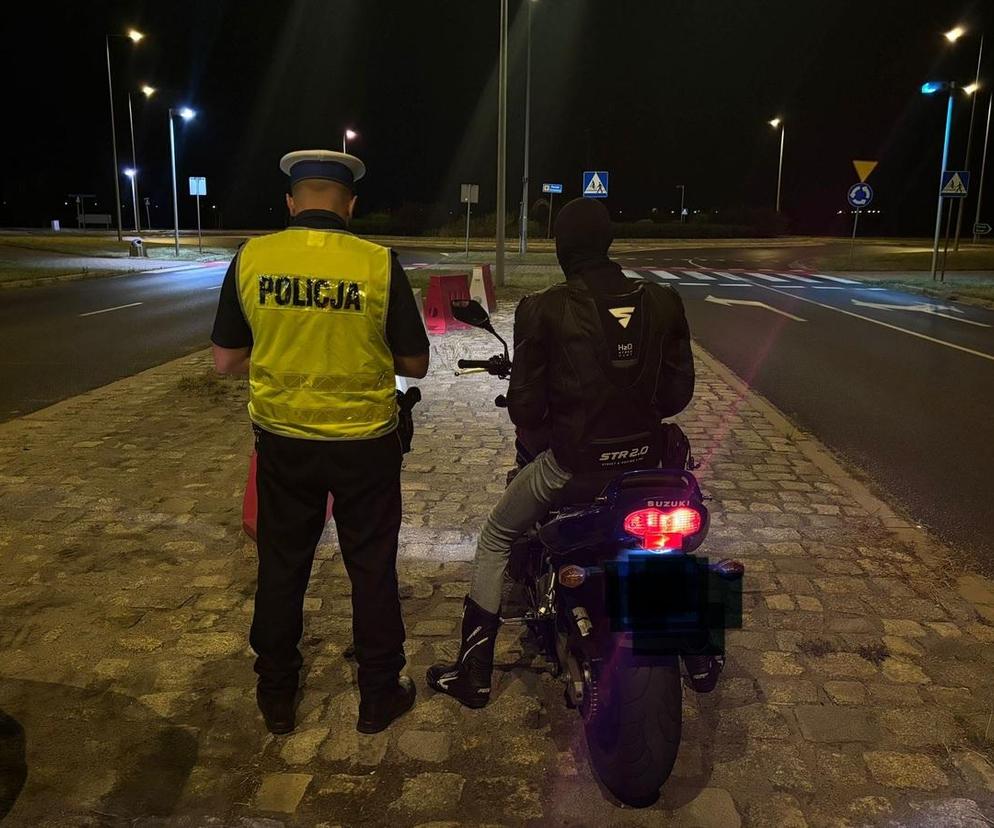 Policja zatrzymała szaleńca na motocyklu