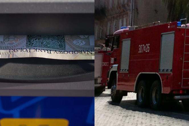 Wilkowice: Potężna eksplozja uszkodziła sprzęt strażacki! Ktoś WYSADZIŁ bankomat przy remizie