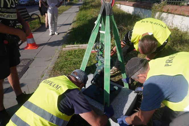 Smok Astronom przy ul. Kopernika naprzeciwko Ogrodu Botanicznego UJ