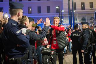 Reprezentacja w hotelu po meczu Polska - Szwecja